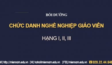 Bồi dưỡng Chức danh nghề nghiệp giáo viên