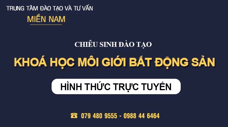 Chứng chỉ Môi giới Bất động sản tại TPHCM