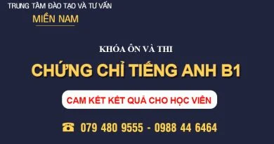 Khóa Ôn và thi Chứng chỉ Tiếng Anh B1 - Hỗ trợ đầu ra
