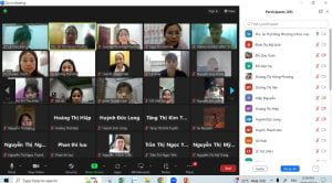 Học viên tham gia khóa học trực tuyến