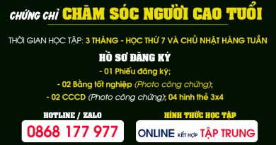 Chứng chỉ Chăm sóc người cao tuổi, người già tại Quận 6